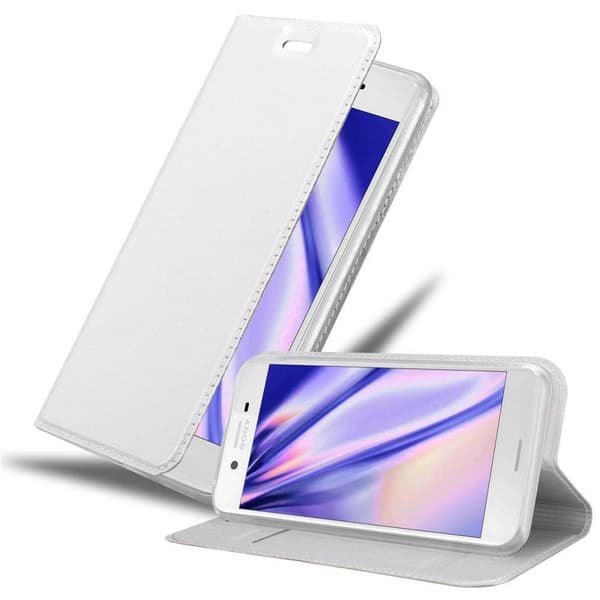 Deksel til Sony Xperia X Lommebokdeksel med magnetisk lukking, stativfunksjon og kortlomme