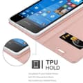Miniatyrbilde 10 av 11: Deksel til Nokia Lumia 550 Lommebokdeksel med magnetisk lukking, stativfunksjon og kortlomme