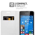 Miniatyrbilde 8 av 11: Deksel til Nokia Lumia 550 Lommebokdeksel med magnetisk lukking, stativfunksjon og kortlomme