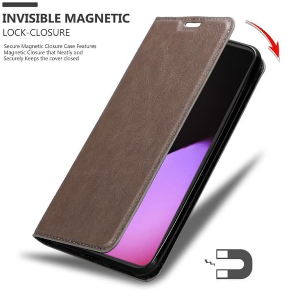 Lommebokdeksel til Google PIXEL 5 Deksel med magnetisk lukking, stativfunksjon og kortlomme