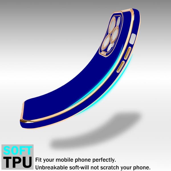 iPhone 13 PRO Fodral Skal av flexibel TPU-silikon och med kameraskydd Case Cover