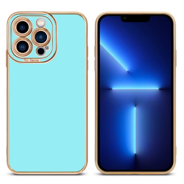 iPhone 13 PRO Suojakuori Suojakotelo joka on valmistettu joustavasta TPU-silikonista ja jossa on kameran suojaus