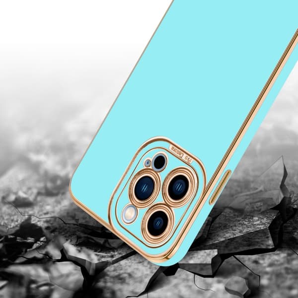 iPhone 13 PRO Suojakuori Suojakotelo joka on valmistettu joustavasta TPU-silikonista ja jossa on kameran suojaus