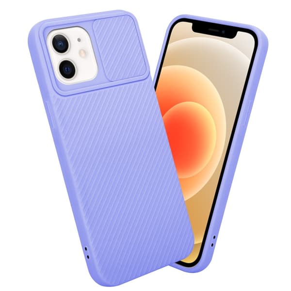 iPhone 12 Skal Fodral av flexibel TPU-silikon och med kameraskydd Mobilskydd Case Cover