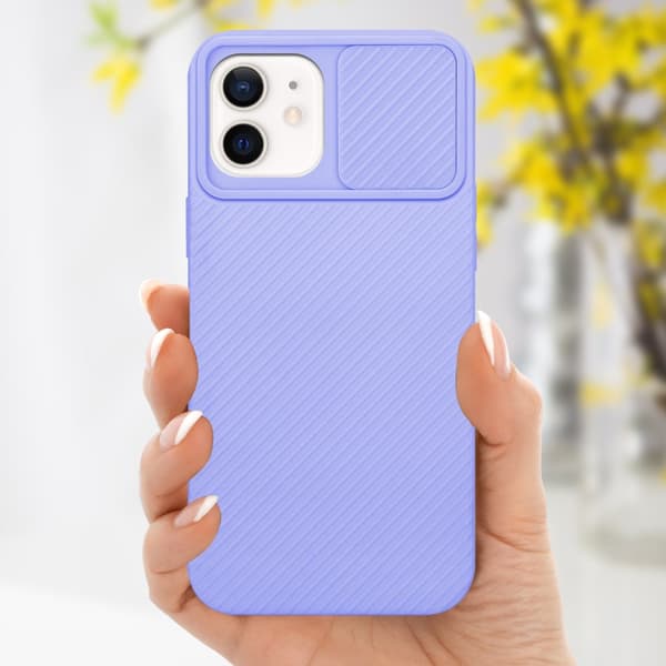 iPhone 12 Skal Fodral av flexibel TPU-silikon och med kameraskydd Mobilskydd Case Cover
