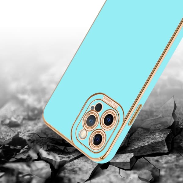 iPhone 12 PRO Suojakuori Suojakotelo joka on valmistettu joustavasta TPU-silikonista ja jossa on kameran suojaus