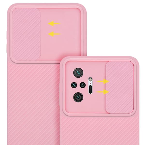 Xiaomi RedMi NOTE 10 PRO Skal Fodral av flexibel TPU-silikon och med kameraskydd Mobilskydd Case Cover