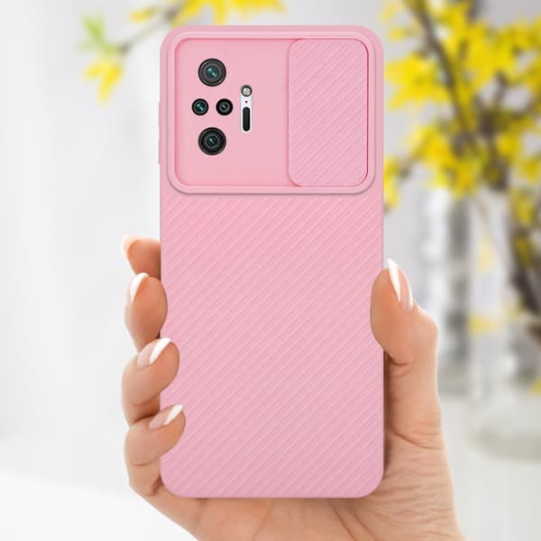 Xiaomi RedMi NOTE 10 PRO Skal Fodral av flexibel TPU-silikon och med kameraskydd Mobilskydd Case Cover