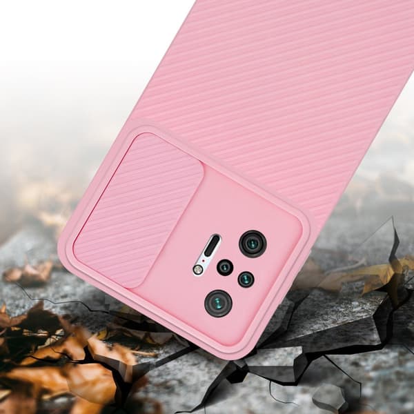Xiaomi RedMi NOTE 10 PRO Skal Fodral av flexibel TPU-silikon och med kameraskydd Mobilskydd Case Cover