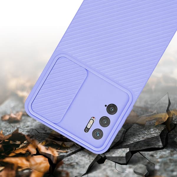 Xiaomi RedMi NOTE 10 5G / POCO M3 PRO 5G Skal Fodral av flexibel TPU-silikon och med kameraskydd Mobilskydd Case Cover