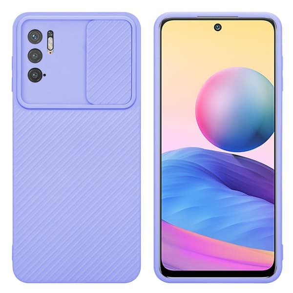 Xiaomi RedMi NOTE 10 5G / POCO M3 PRO 5G Skal Fodral av flexibel TPU-silikon och med kameraskydd Mobilskydd Case Cover
