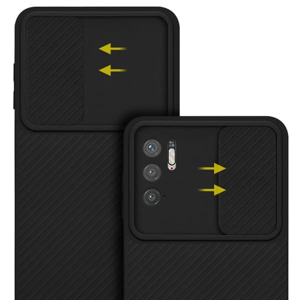 Xiaomi RedMi NOTE 10 5G / POCO M3 PRO 5G Skal Fodral av flexibel TPU-silikon och med kameraskydd Mobilskydd Case Cover