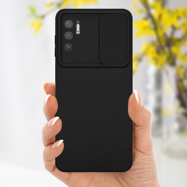 Xiaomi RedMi NOTE 10 5G / POCO M3 PRO 5G Skal Fodral av flexibel TPU-silikon och med kameraskydd Mobilskydd Case Cover