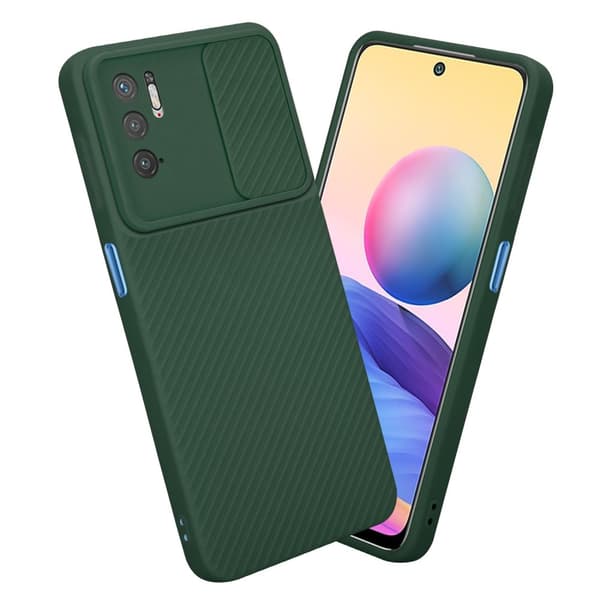 Xiaomi RedMi NOTE 10 5G / POCO M3 PRO 5G Skal Fodral av flexibel TPU-silikon och med kameraskydd Mobilskydd Case Cover