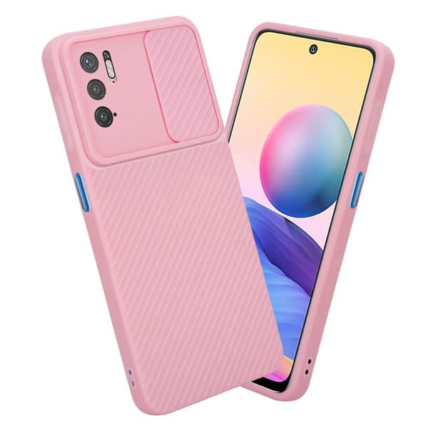 Xiaomi RedMi NOTE 10 5G / POCO M3 PRO 5G Skal Fodral av flexibel TPU-silikon och med kameraskydd Mobilskydd Case Cover