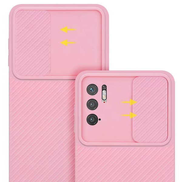 Xiaomi RedMi NOTE 10 5G / POCO M3 PRO 5G Skal Fodral av flexibel TPU-silikon och med kameraskydd Mobilskydd Case Cover