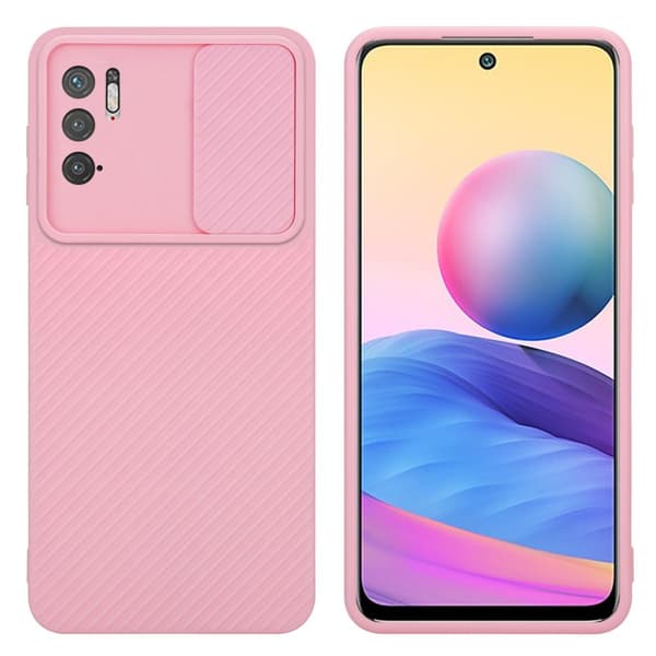 Xiaomi RedMi NOTE 10 5G / POCO M3 PRO 5G Skal Fodral av flexibel TPU-silikon och med kameraskydd Mobilskydd Case Cover