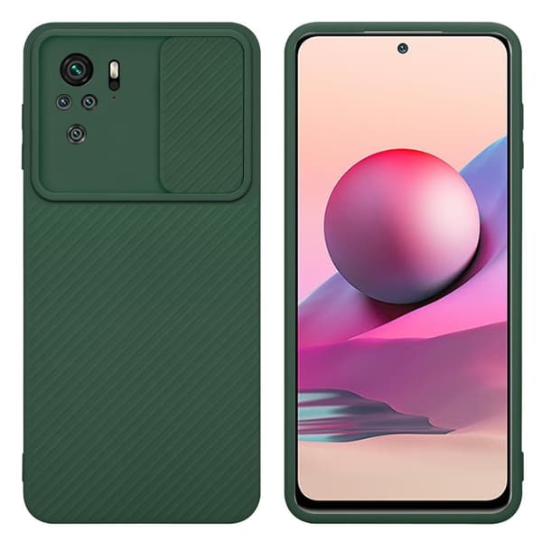 Xiaomi RedMi NOTE 10 4G / RedMi NOTE 11 4G Suojakuori Suojakotelo joka on valmistettu joustavasta TPU-silikonista ja jossa on kameran suojaus
