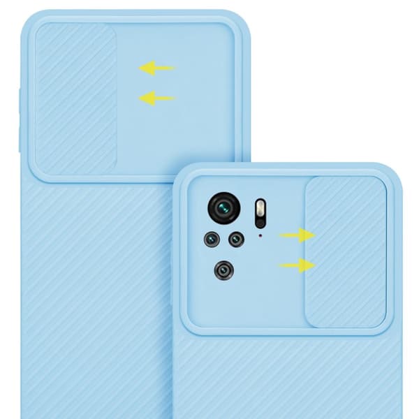 Xiaomi RedMi NOTE 10 4G / RedMi NOTE 11 4G Suojakuori Suojakotelo joka on valmistettu joustavasta TPU-silikonista ja jossa on kameran suojaus