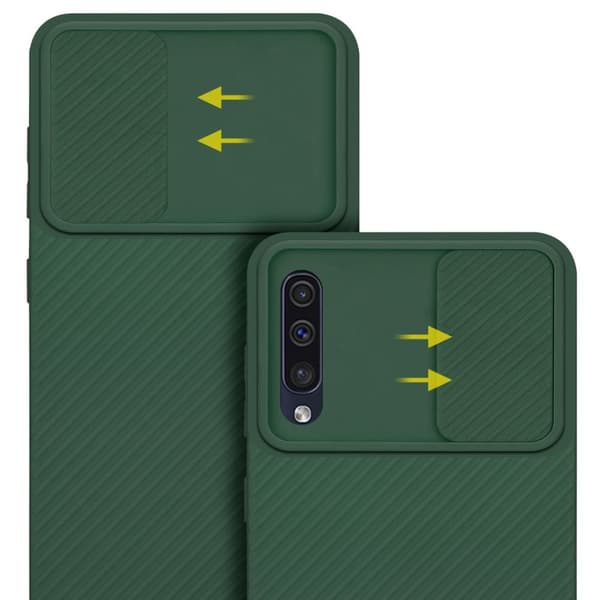 Samsung Galaxy A50 4G / A50s / A30s Suojakuori Suojakotelo joka on valmistettu joustavasta TPU-silikonista ja jossa on kameran suojaus
