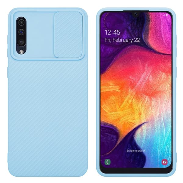 Samsung Galaxy A50 4G / A50s / A30s Suojakuori Suojakotelo joka on valmistettu joustavasta TPU-silikonista ja jossa on kameran suojaus