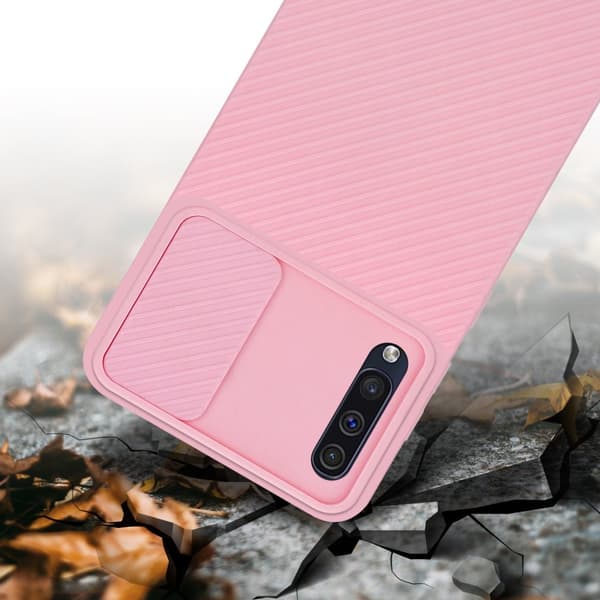 Samsung Galaxy A50 4G / A50s / A30s Suojakuori Suojakotelo joka on valmistettu joustavasta TPU-silikonista ja jossa on kameran suojaus