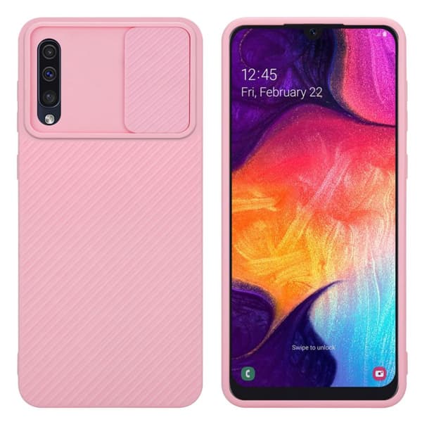 Samsung Galaxy A50 4G / A50s / A30s Suojakuori Suojakotelo joka on valmistettu joustavasta TPU-silikonista ja jossa on kameran suojaus