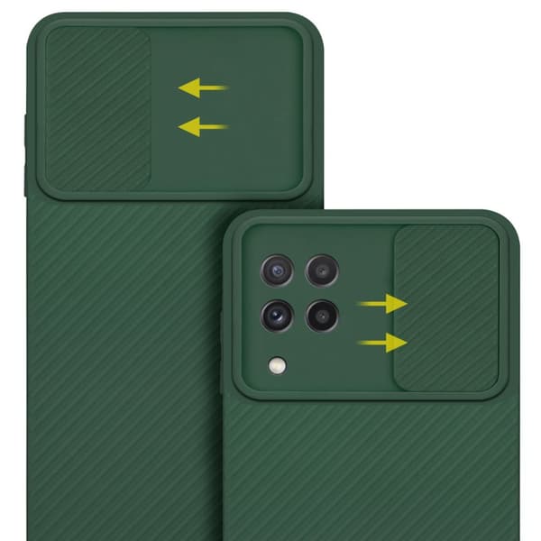 Deksel til Samsung Galaxy A22 4G med kamerabeskyttelse