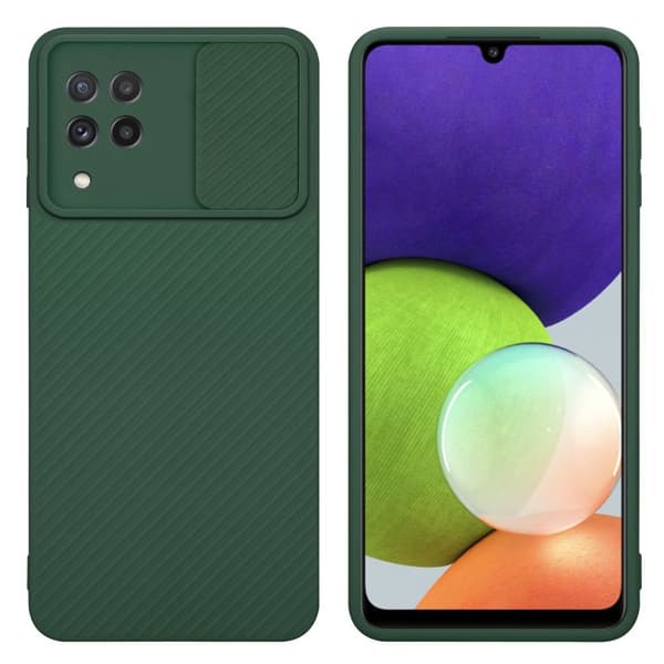 Deksel til Samsung Galaxy A22 4G med kamerabeskyttelse