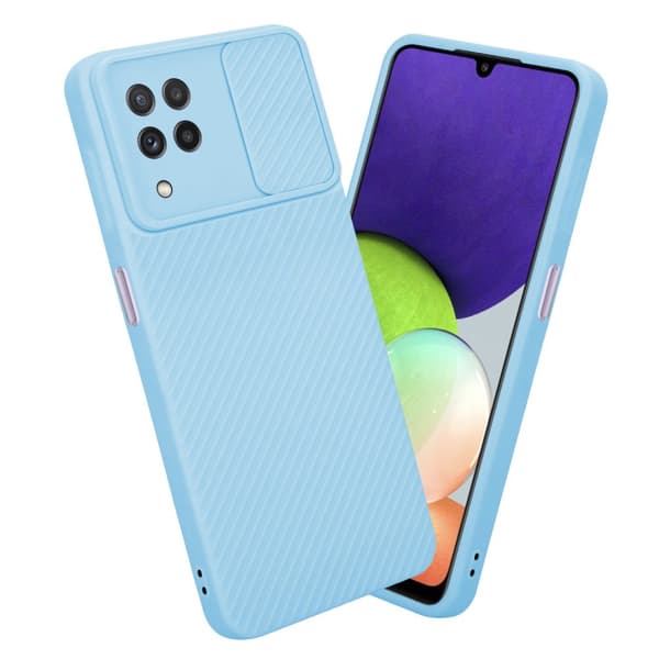 Deksel til Samsung Galaxy A22 4G med kamerabeskyttelse