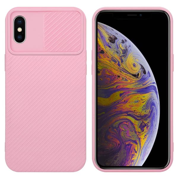 iPhone XS MAX Cover Etui Case () Bonbon Pink