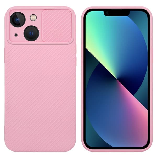 iPhone 13 Suojakuori Suojakotelo joka on valmistettu joustavasta TPU-silikonista ja jossa on kameran suojaus