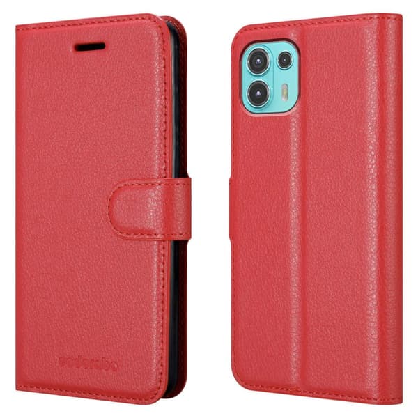 Motorola EDGE 20 LITE / FUSION Suojakotelo Lompakkokotelo Matkapuhelinkotelo Suojakuori jossa magneettisuljenta, jalusta-toiminto ja korttitasku