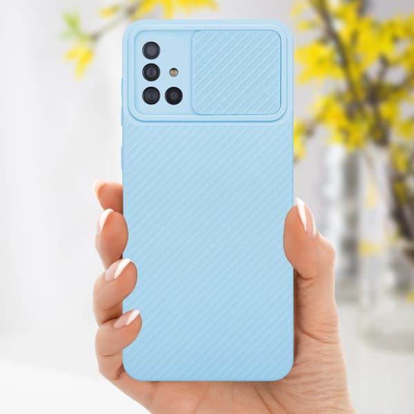 Samsung Galaxy A51 4G / M40s Skal Fodral av flexibel TPU-silikon och med kameraskydd Mobilskydd Case Cover