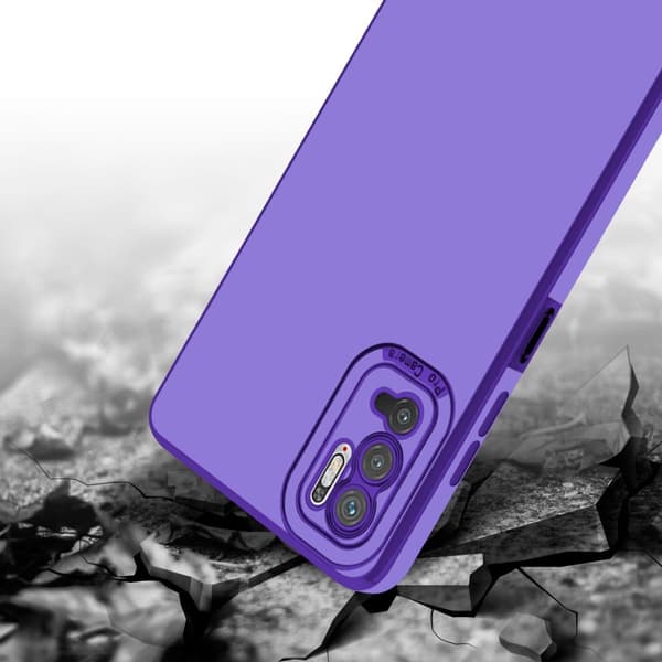 Xiaomi RedMi NOTE 10 5G / POCO M3 PRO 5G Fodral Skal av flexibel TPU-silikon och med kameraskydd Case Cover