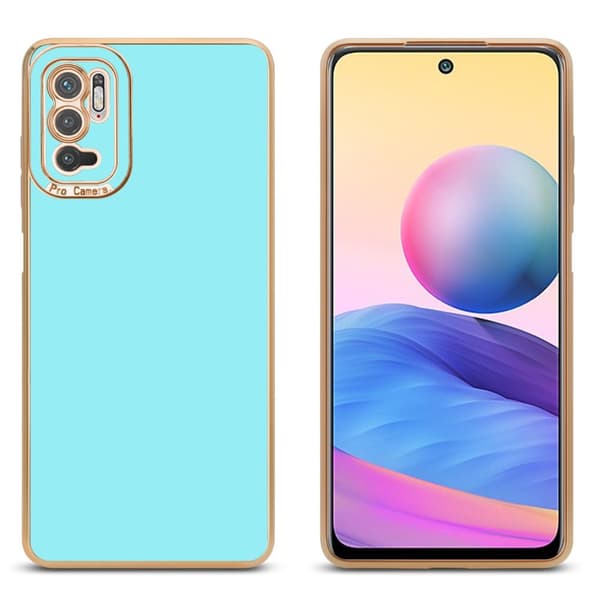 Xiaomi RedMi NOTE 10 5G / POCO M3 PRO 5G Fodral Skal av flexibel TPU-silikon och med kameraskydd Case Cover