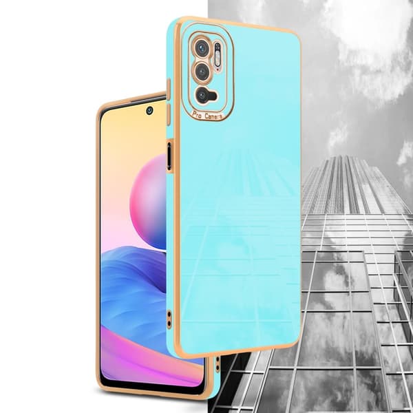 Xiaomi RedMi NOTE 10 5G / POCO M3 PRO 5G Fodral Skal av flexibel TPU-silikon och med kameraskydd Case Cover