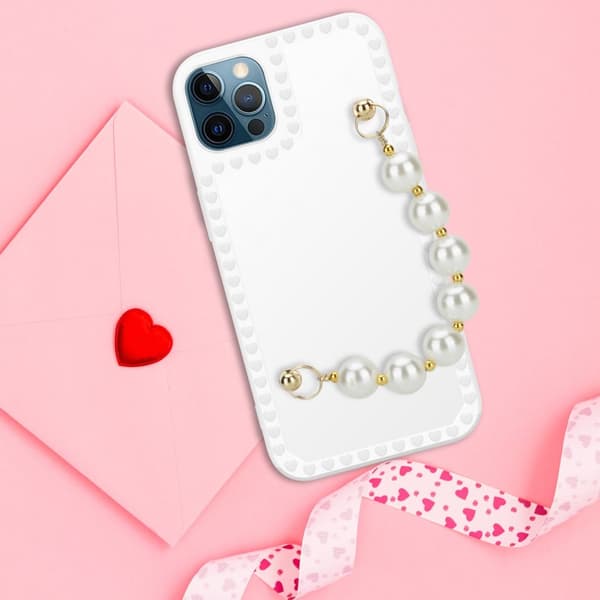 iPhone 12 PRO MAX Suojakuori Suojakotelo Joustavasta TPU-silikonista valmistettu suojakuori jossa on ranneketju