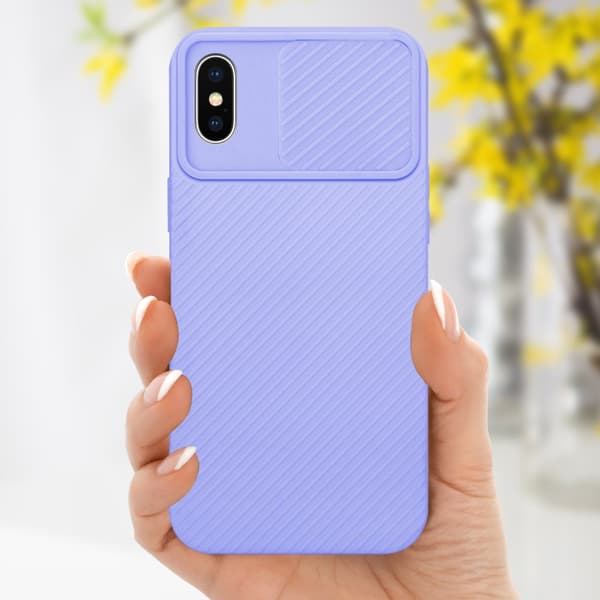 iPhone X / XS Skal Fodral av flexibel TPU-silikon och med kameraskydd Mobilskydd Case Cover