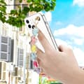 Miniatyrbild 5 av 7: Skyddsfodral för iPhone 12 Fodral Skal av flexibelt TPU-silikon med kedja för handleden Mobilskydd
