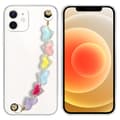 Miniatyrbild 1 av 7: Skyddsfodral för iPhone 12 Fodral Skal av flexibelt TPU-silikon med kedja för handleden Mobilskydd