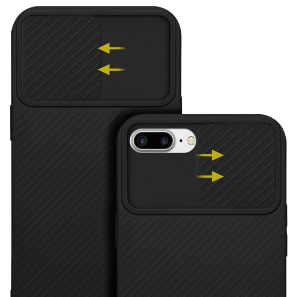 iPhone 7 PLUS / 7S PLUS / 8 PLUS Skal Fodral av flexibel TPU-silikon och med kameraskydd Mobilskydd Case Cover