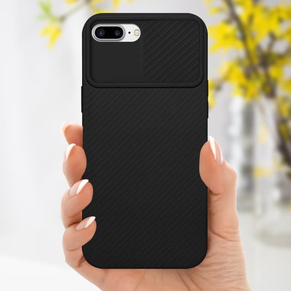 iPhone 7 PLUS / 7S PLUS / 8 PLUS Skal Fodral av flexibel TPU-silikon och med kameraskydd Mobilskydd Case Cover