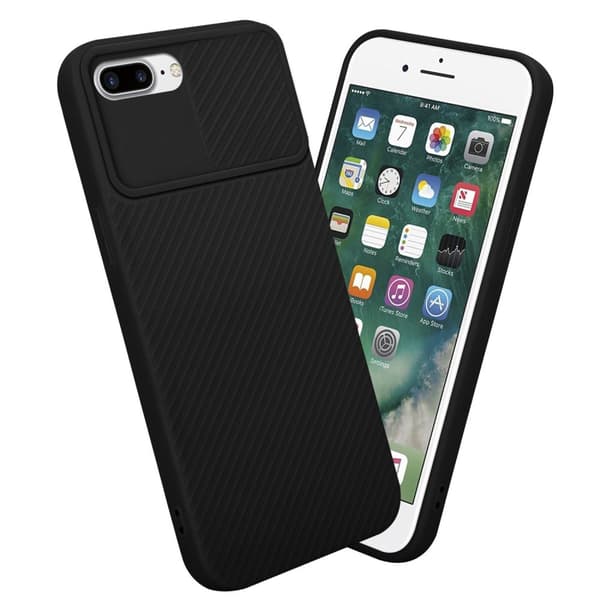 iPhone 7 PLUS / 7S PLUS / 8 PLUS Skal Fodral av flexibel TPU-silikon och med kameraskydd Mobilskydd Case Cover