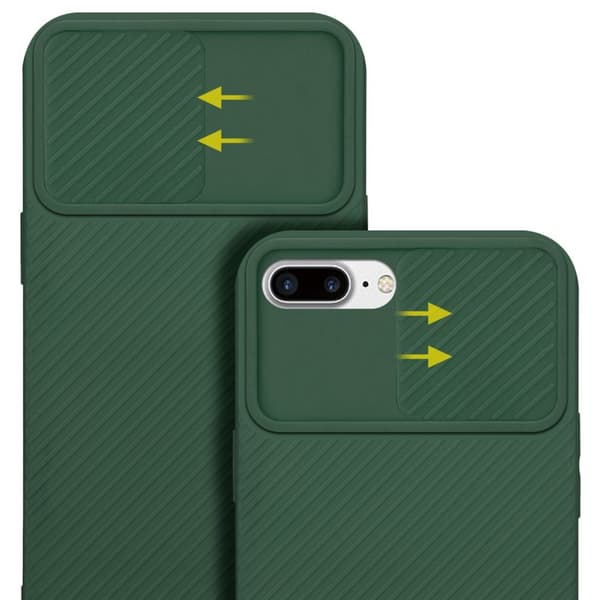 iPhone 7 PLUS / 7S PLUS / 8 PLUS Skal Fodral av flexibel TPU-silikon och med kameraskydd Mobilskydd Case Cover