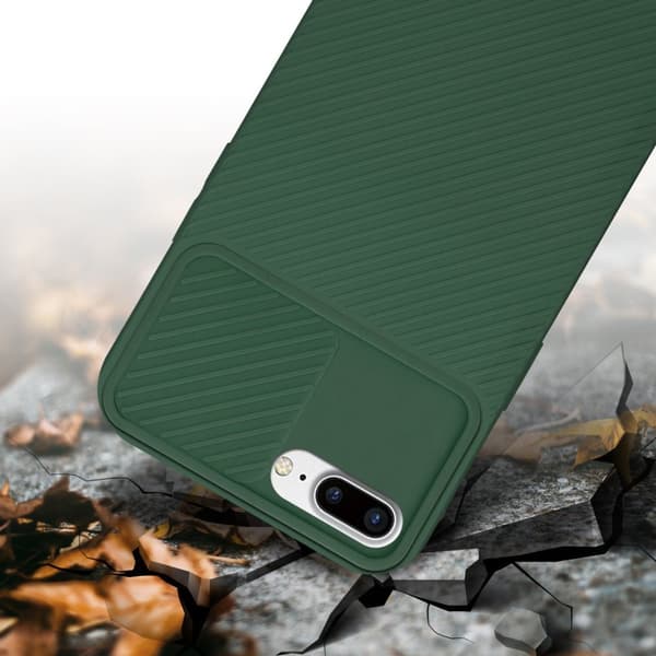 iPhone 7 PLUS / 7S PLUS / 8 PLUS Skal Fodral av flexibel TPU-silikon och med kameraskydd Mobilskydd Case Cover