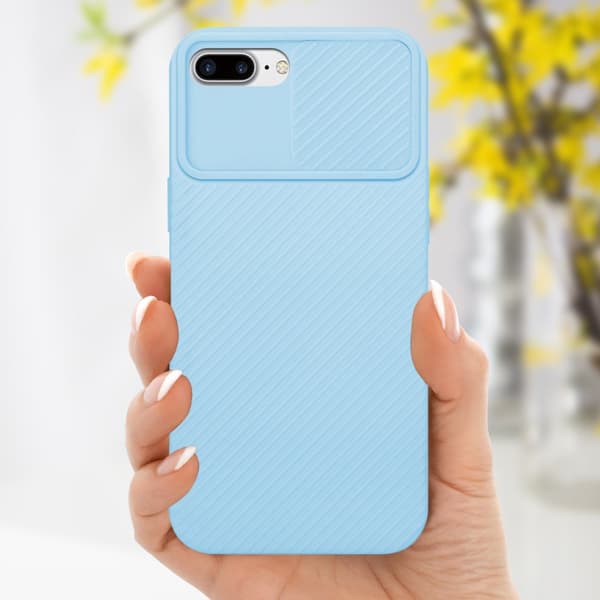 iPhone 7 PLUS / 7S PLUS / 8 PLUS Skal Fodral av flexibel TPU-silikon och med kameraskydd Mobilskydd Case Cover