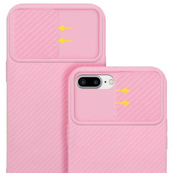 iPhone 7 PLUS / 7S PLUS / 8 PLUS Skal Fodral av flexibel TPU-silikon och med kameraskydd Mobilskydd Case Cover