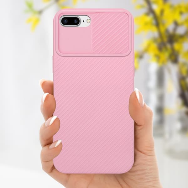iPhone 7 PLUS / 7S PLUS / 8 PLUS Skal Fodral av flexibel TPU-silikon och med kameraskydd Mobilskydd Case Cover