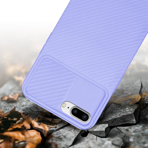 iPhone 7 PLUS / 7S PLUS / 8 PLUS Skal Fodral av flexibel TPU-silikon och med kameraskydd Mobilskydd Case Cover